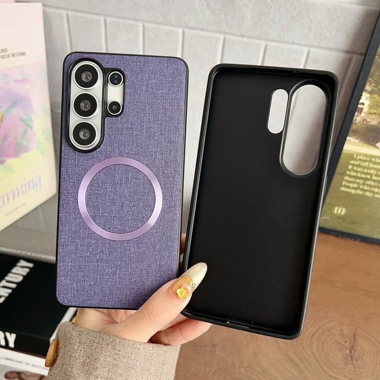 For Samsung Galaxy S26+ 5G CD Magsafe Magnetic Cloth Texture Phone Case