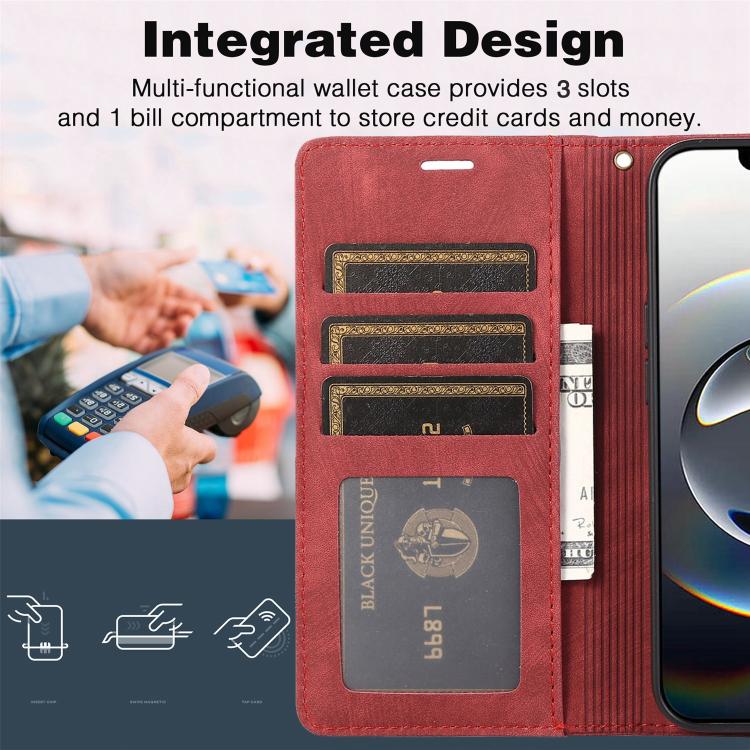 For iPhone 17e / 16e Orchid Butterfly Embossed Leather Phone Case