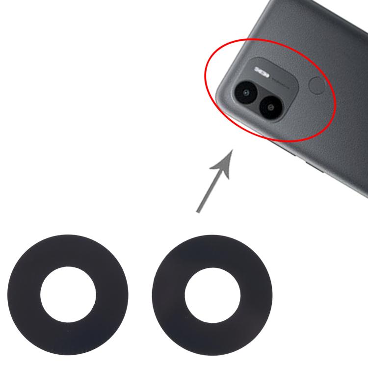 For Xiaomi Redmi A1+ 10pcs Back Camera Lens
