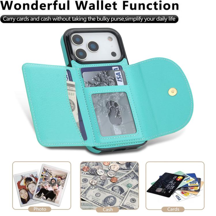 For iPhone 17 Pro Ring Holder Card Bag Skin Feel Phone Case