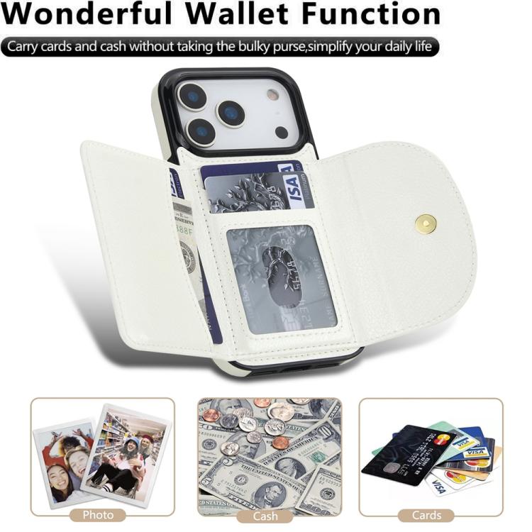 For iPhone 17 Pro Ring Holder Card Bag Skin Feel Phone Case