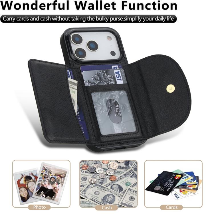 For iPhone 17 Pro Ring Holder Card Bag Skin Feel Phone Case