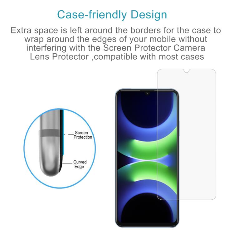 For Huawei nova Y72S 50pcs 0.26mm 9H 2.5D Tempered Glass Film