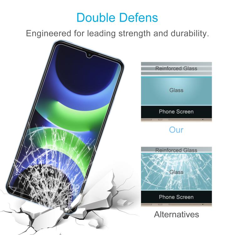 For Huawei nova Y72S 50pcs 0.26mm 9H 2.5D Tempered Glass Film