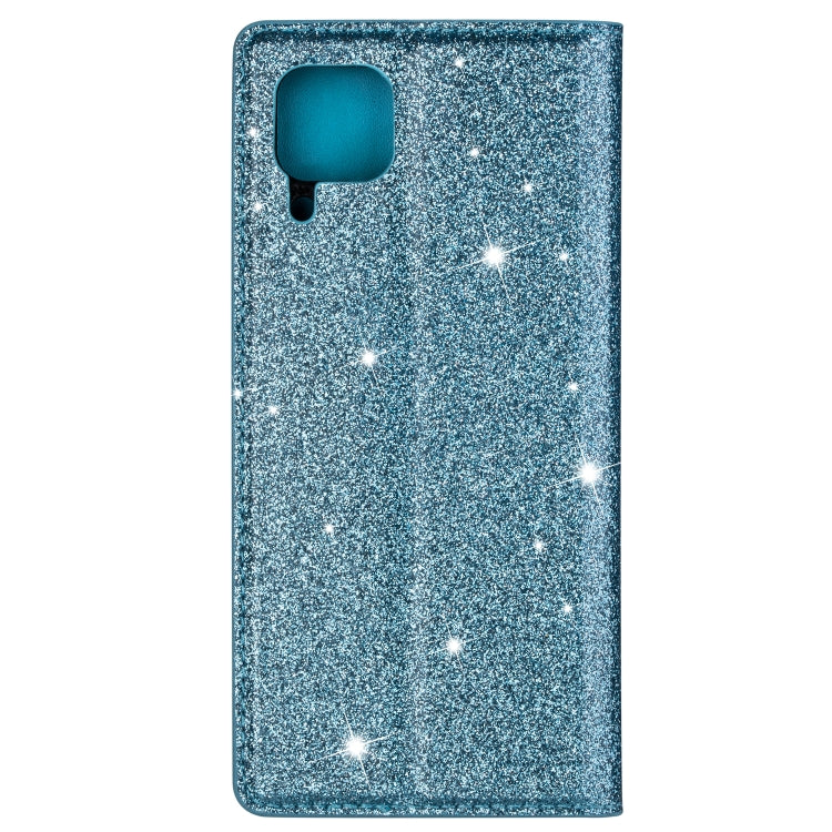 For Huawei P40 Lite Ultrathin Glitter Magnetic Horizontal Flip Leather Case with Holder & Card Slots