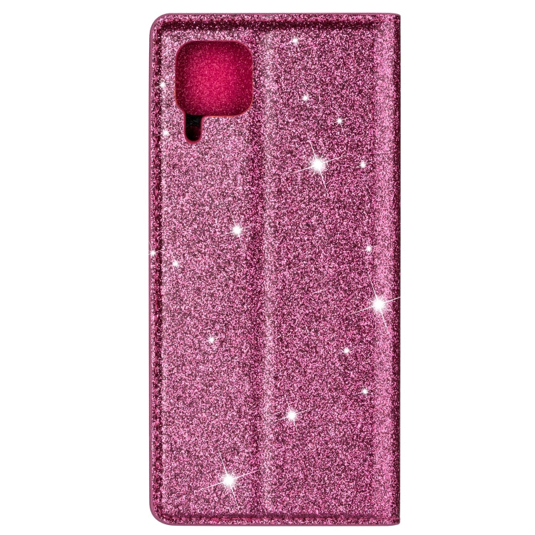 For Huawei P40 Lite Ultrathin Glitter Magnetic Horizontal Flip Leather Case with Holder & Card Slots