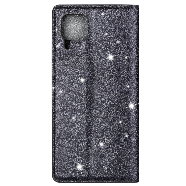 For Huawei P40 Lite Ultrathin Glitter Magnetic Horizontal Flip Leather Case with Holder & Card Slots