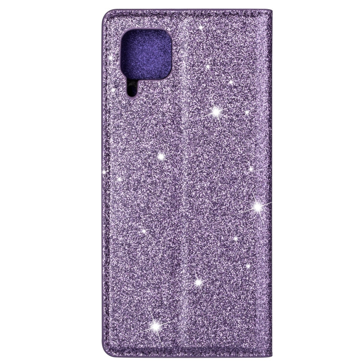 For Huawei P40 Lite Ultrathin Glitter Magnetic Horizontal Flip Leather Case with Holder & Card Slots