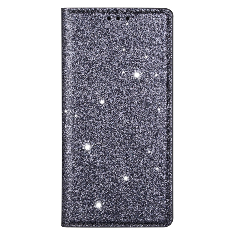 For Huawei P40 Ultrathin Glitter Magnetic Horizontal Flip Leather Case with Holder & Card Slots