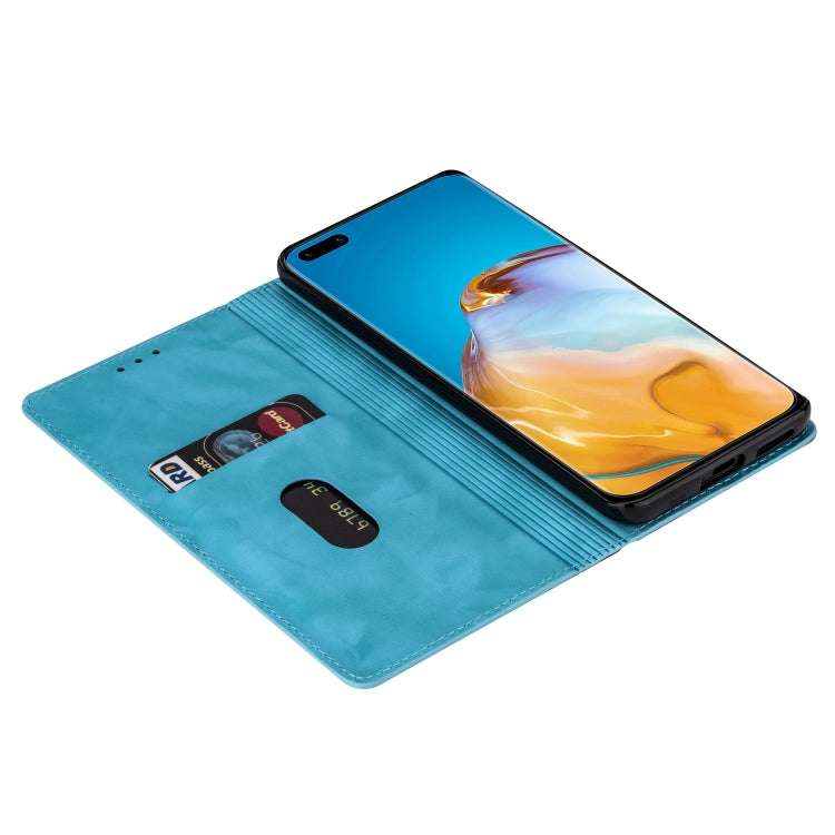 For Huawei P40 Pro Ultrathin Glitter Magnetic Horizontal Flip Leather Case with Holder & Card Slots