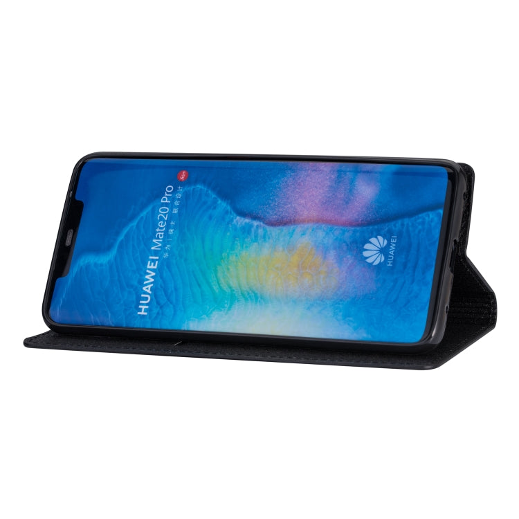 For Huawei Mate 20 Pro Ultrathin Glitter Magnetic Horizontal Flip Leather Case with Holder & Card Slots