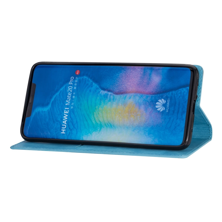 For Huawei Mate 20 Pro Ultrathin Glitter Magnetic Horizontal Flip Leather Case with Holder & Card Slots