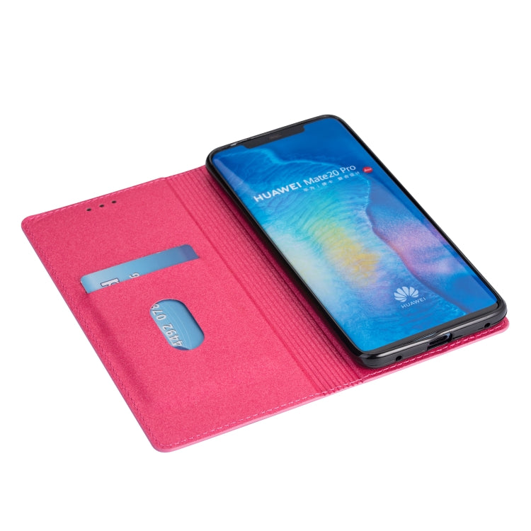 For Huawei Mate 20 Pro Ultrathin Glitter Magnetic Horizontal Flip Leather Case with Holder & Card Slots