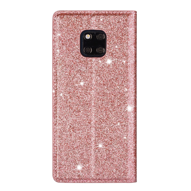 For Huawei Mate 20 Pro Ultrathin Glitter Magnetic Horizontal Flip Leather Case with Holder & Card Slots