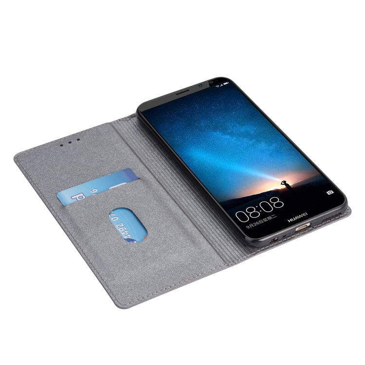 For Huawei Mate 10 Lite Ultrathin Glitter Magnetic Horizontal Flip Leather Case with Holder & Card Slots