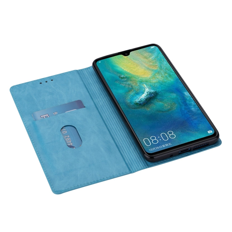 For Huawei Mate 20 Ultrathin Glitter Magnetic Horizontal Flip Leather Case with Holder & Card Slots