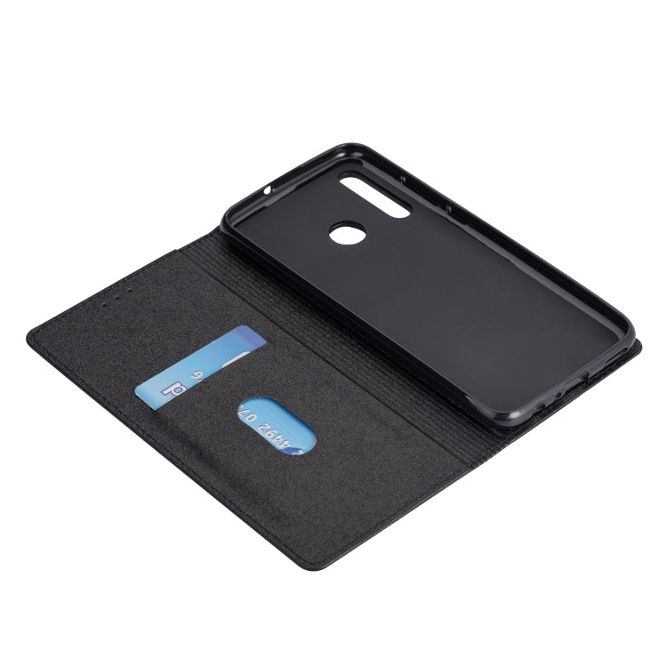 For Huawei P Smart+ 2019 Ultrathin Glitter Magnetic Horizontal Flip Leather Case with Holder & Card Slots