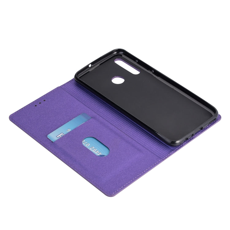 For Huawei P Smart+ 2019 Ultrathin Glitter Magnetic Horizontal Flip Leather Case with Holder & Card Slots