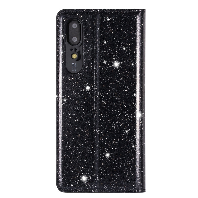 For Huawei P20 Pro Ultrathin Glitter Magnetic Horizontal Flip Leather Case with Holder & Card Slots