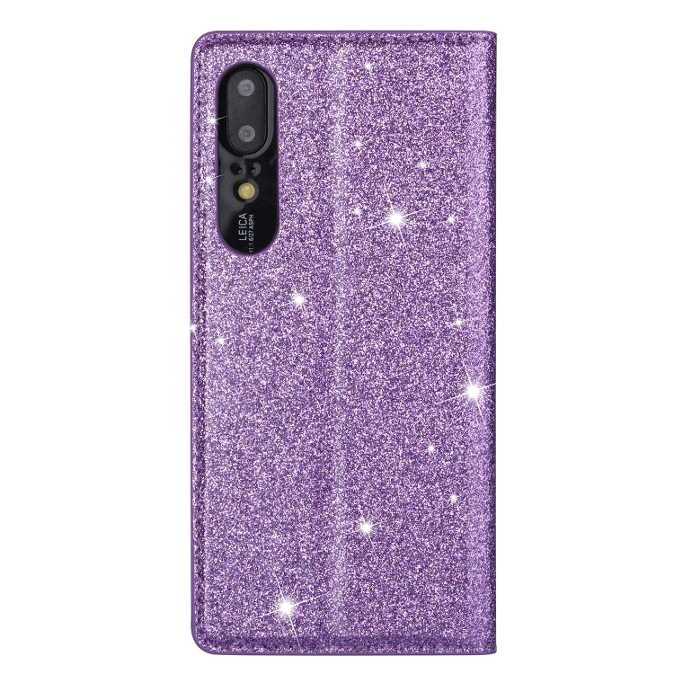 For Huawei P20 Pro Ultrathin Glitter Magnetic Horizontal Flip Leather Case with Holder & Card Slots