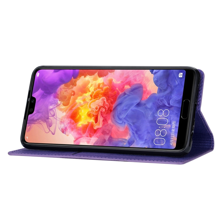 For Huawei P20 Pro Ultrathin Glitter Magnetic Horizontal Flip Leather Case with Holder & Card Slots