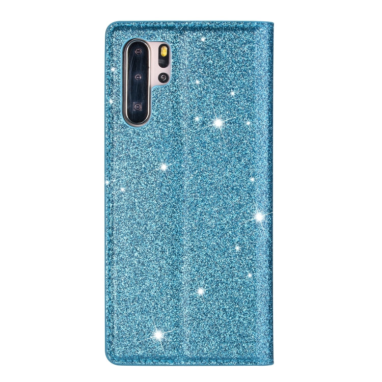 For Huawei P30 Pro Ultrathin Glitter Magnetic Horizontal Flip Leather Case with Holder & Card Slots