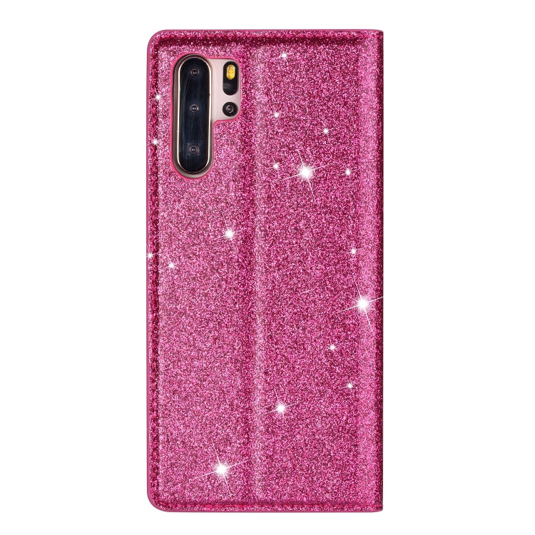 For Huawei P30 Pro Ultrathin Glitter Magnetic Horizontal Flip Leather Case with Holder & Card Slots