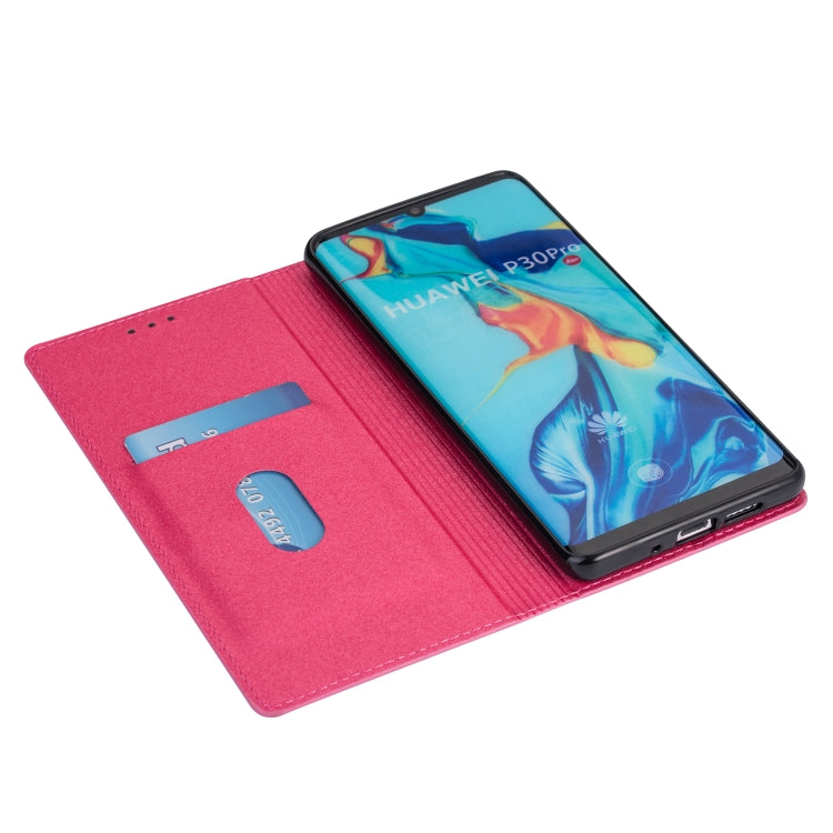 For Huawei P30 Pro Ultrathin Glitter Magnetic Horizontal Flip Leather Case with Holder & Card Slots