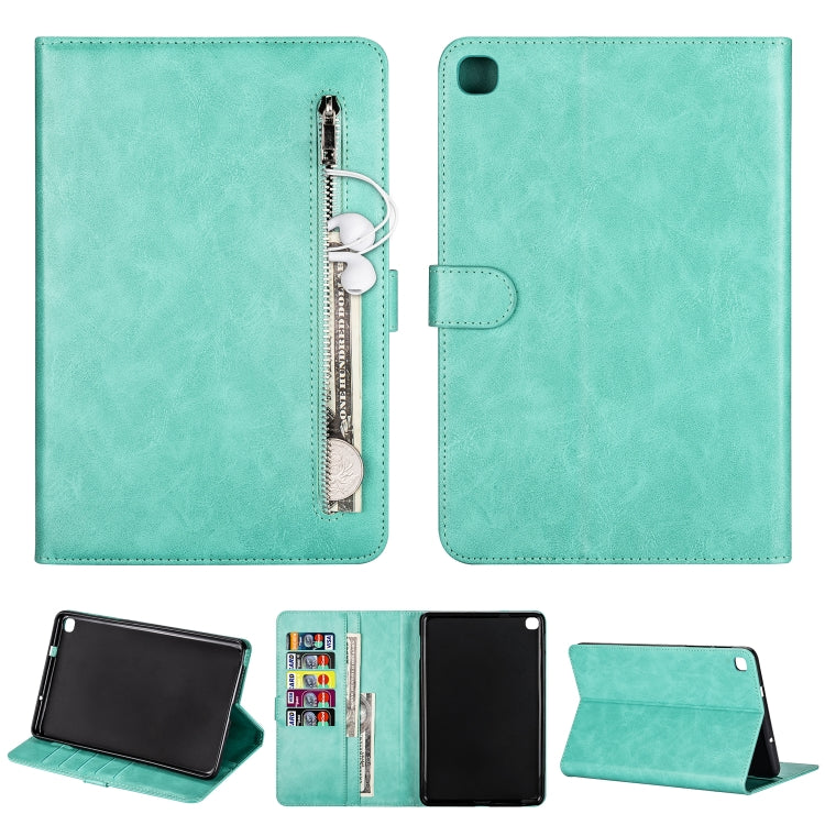 For Samsung Galaxy Tab A8 P200 Tablet Fashion Calf Texture Zipper Horizontal Flip Leather Case with Stand & Card Slots & Wallet & Wake-up / Sleep Function