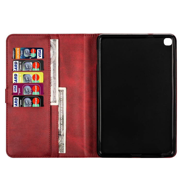 For Samsung Galaxy Tab A8 P200 Tablet Fashion Calf Texture Zipper Horizontal Flip Leather Case with Stand & Card Slots & Wallet & Wake-up / Sleep Function