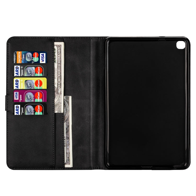 For Samsung Galaxy Tab A8 P200 Tablet Fashion Calf Texture Zipper Horizontal Flip Leather Case with Stand & Card Slots & Wallet & Wake-up / Sleep Function