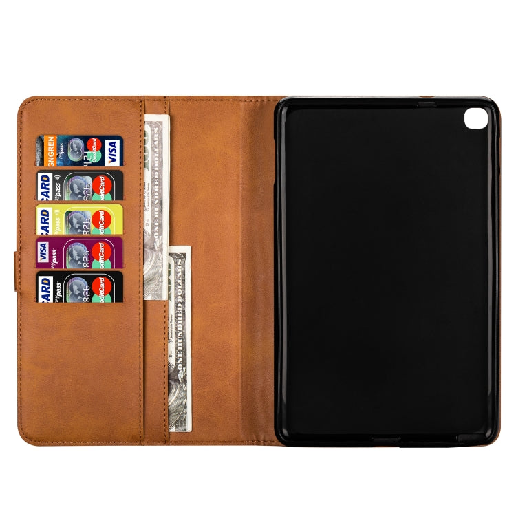 For Samsung Galaxy Tab A8 P200 Tablet Fashion Calf Texture Zipper Horizontal Flip Leather Case with Stand & Card Slots & Wallet & Wake-up / Sleep Function