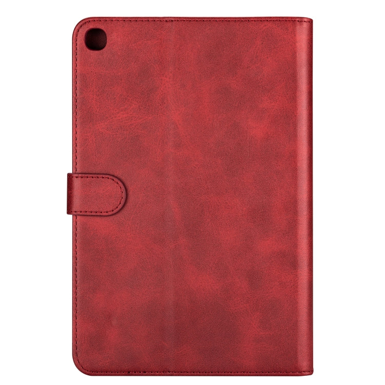 For Samsung Galaxy Tab A10.1 T510 / T515 Tablet Fashion Calf Texture Zipper Horizontal Flip Leather Case with Stand & Card Slots & Wallet & Wake-up / Sleep Function