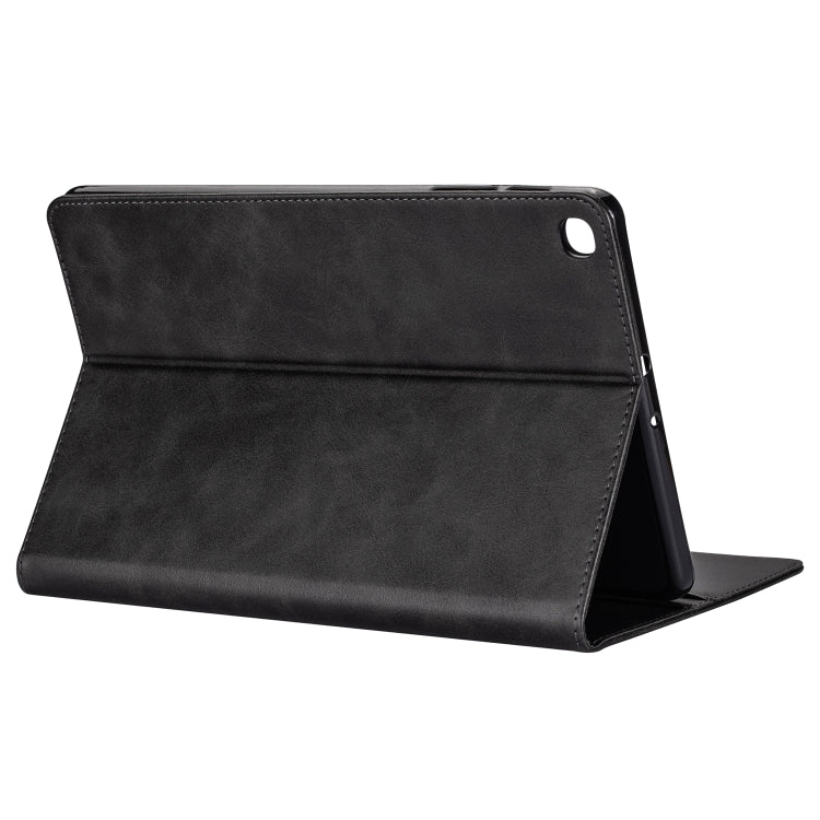 For Samsung Galaxy Tab A10.1 T510 / T515 Tablet Fashion Calf Texture Zipper Horizontal Flip Leather Case with Stand & Card Slots & Wallet & Wake-up / Sleep Function