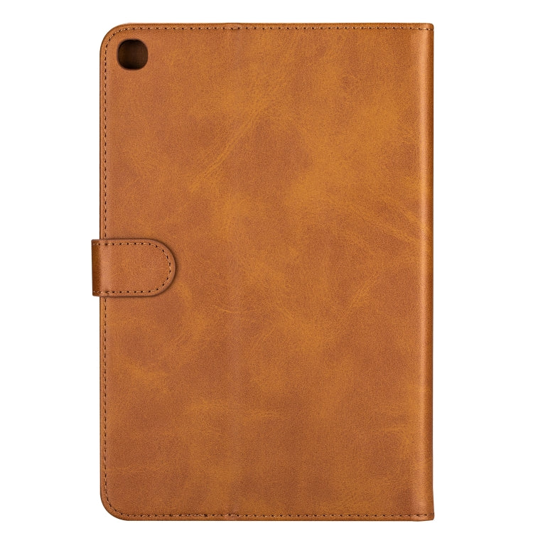 For Samsung Galaxy Tab A10.1 T510 / T515 Tablet Fashion Calf Texture Zipper Horizontal Flip Leather Case with Stand & Card Slots & Wallet & Wake-up / Sleep Function