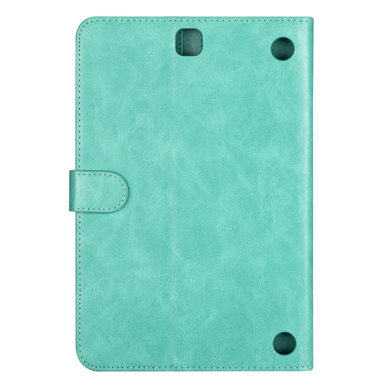 For Samsung Galaxy Tab A9.7 T550 Tablet Fashion Calf Texture Zipper Horizontal Flip Leather Case with Stand & Card Slots & Wallet & Wake-up / Sleep Function