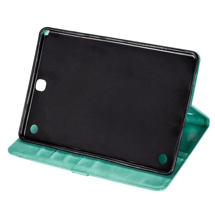 For Samsung Galaxy Tab A9.7 T550 Tablet Fashion Calf Texture Zipper Horizontal Flip Leather Case with Stand & Card Slots & Wallet & Wake-up / Sleep Function