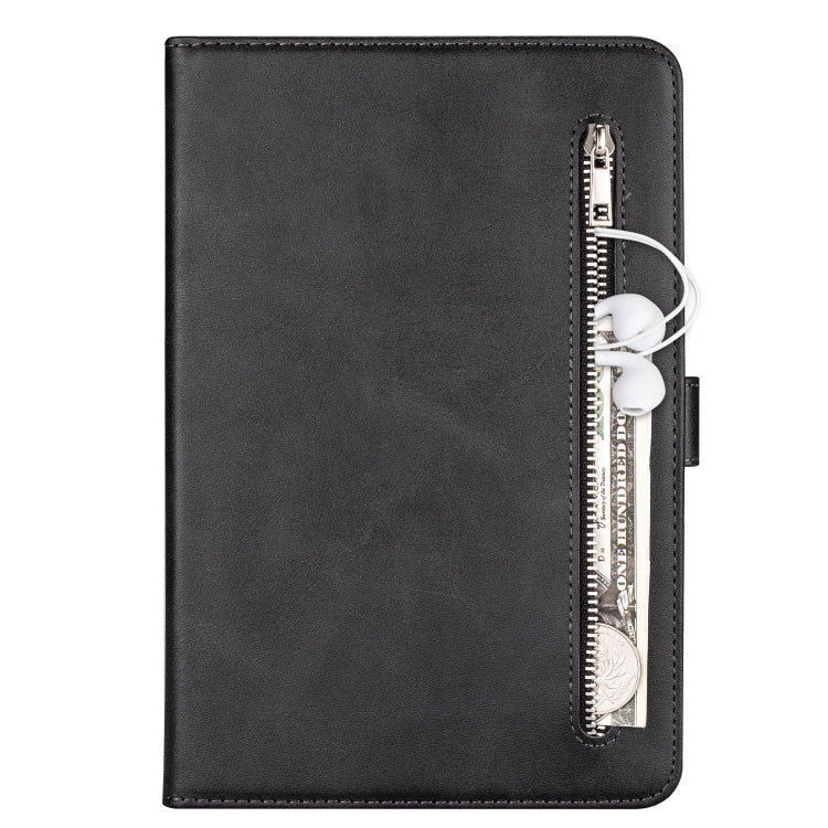 For Samsung Galaxy Tab A9.7 T550 Tablet Fashion Calf Texture Zipper Horizontal Flip Leather Case with Stand & Card Slots & Wallet & Wake-up / Sleep Function