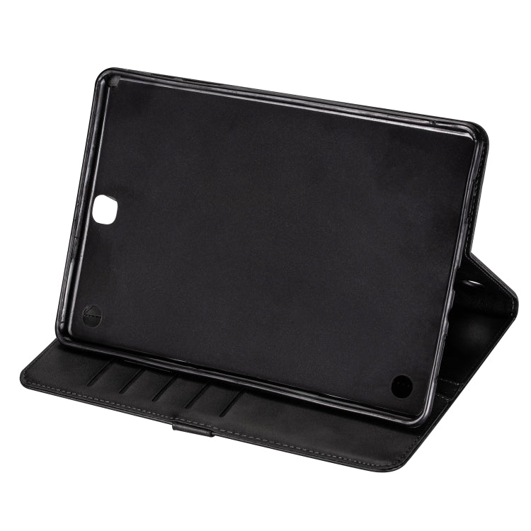 For Samsung Galaxy Tab A9.7 T550 Tablet Fashion Calf Texture Zipper Horizontal Flip Leather Case with Stand & Card Slots & Wallet & Wake-up / Sleep Function