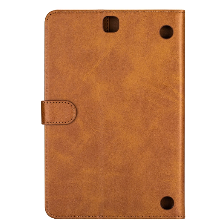 For Samsung Galaxy Tab A9.7 T550 Tablet Fashion Calf Texture Zipper Horizontal Flip Leather Case with Stand & Card Slots & Wallet & Wake-up / Sleep Function