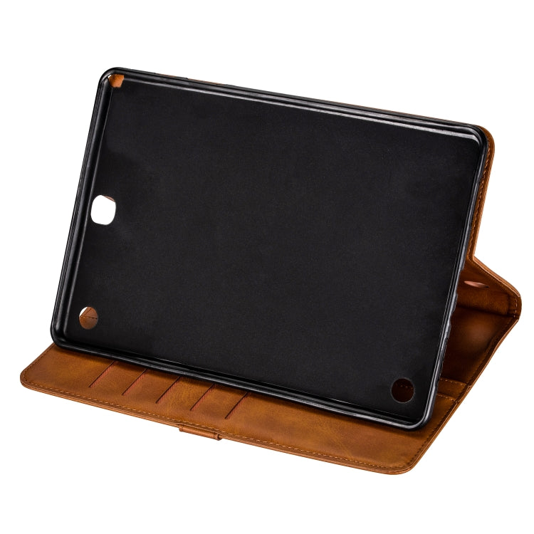 For Samsung Galaxy Tab A9.7 T550 Tablet Fashion Calf Texture Zipper Horizontal Flip Leather Case with Stand & Card Slots & Wallet & Wake-up / Sleep Function