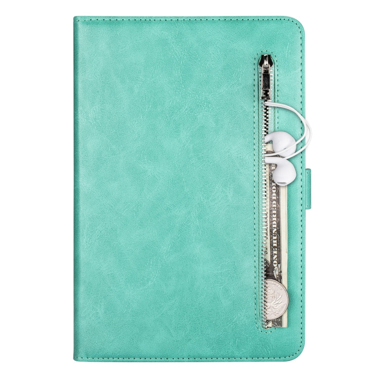For Samsung Galaxy Tab A10.1 T850 / T585 Tablet Fashion Calf Texture Zipper Horizontal Flip Leather Case with Stand & Card Slots & Wallet & Wake-up / Sleep Function