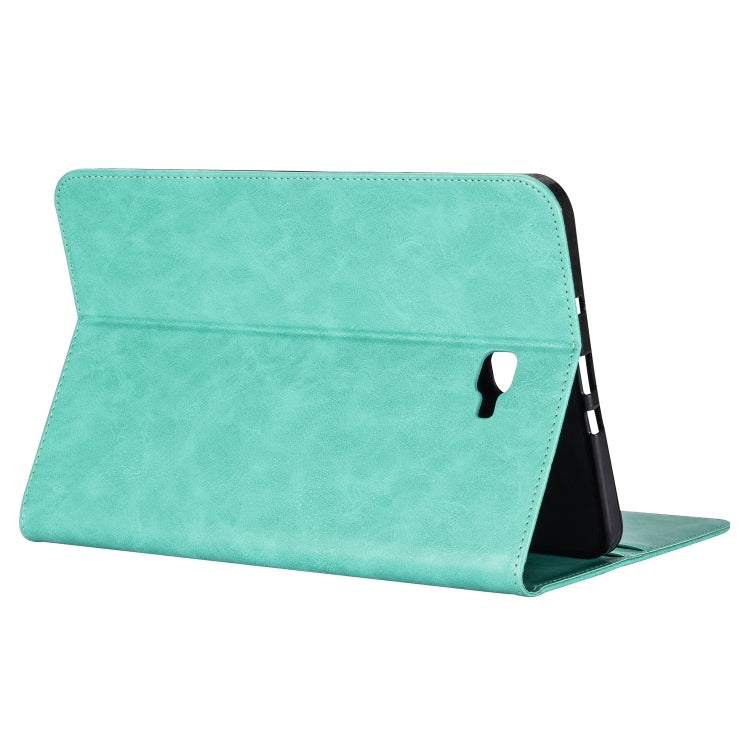 For Samsung Galaxy Tab A10.1 T850 / T585 Tablet Fashion Calf Texture Zipper Horizontal Flip Leather Case with Stand & Card Slots & Wallet & Wake-up / Sleep Function