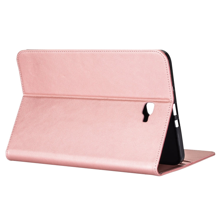 For Samsung Galaxy Tab A10.1 T850 / T585 Tablet Fashion Calf Texture Zipper Horizontal Flip Leather Case with Stand & Card Slots & Wallet & Wake-up / Sleep Function