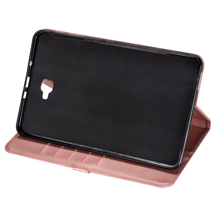 For Samsung Galaxy Tab A10.1 T850 / T585 Tablet Fashion Calf Texture Zipper Horizontal Flip Leather Case with Stand & Card Slots & Wallet & Wake-up / Sleep Function