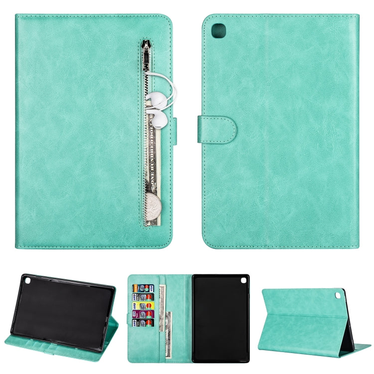 For Samsung Galaxy Tab S5e T720 / T725 Tablet Fashion Calf Texture Zipper Horizontal Flip Leather Case with Stand & Card Slots & Wallet & Wake-up / Sleep Function