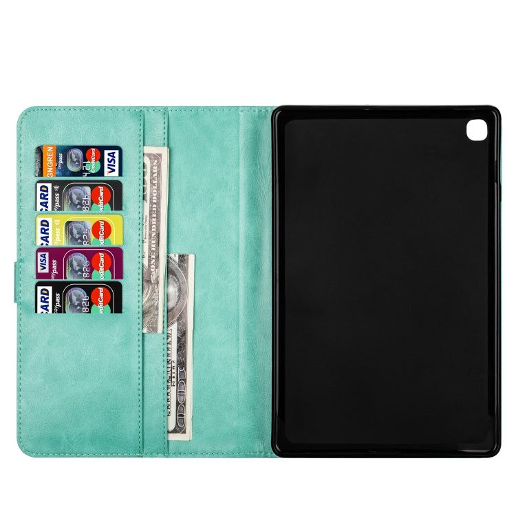 For Samsung Galaxy Tab S5e T720 / T725 Tablet Fashion Calf Texture Zipper Horizontal Flip Leather Case with Stand & Card Slots & Wallet & Wake-up / Sleep Function