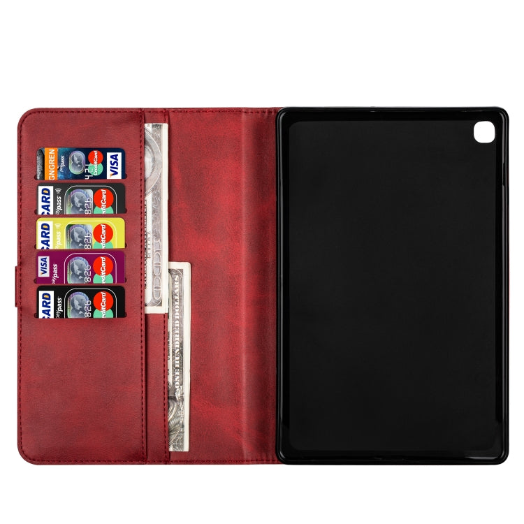 For Samsung Galaxy Tab S5e T720 / T725 Tablet Fashion Calf Texture Zipper Horizontal Flip Leather Case with Stand & Card Slots & Wallet & Wake-up / Sleep Function