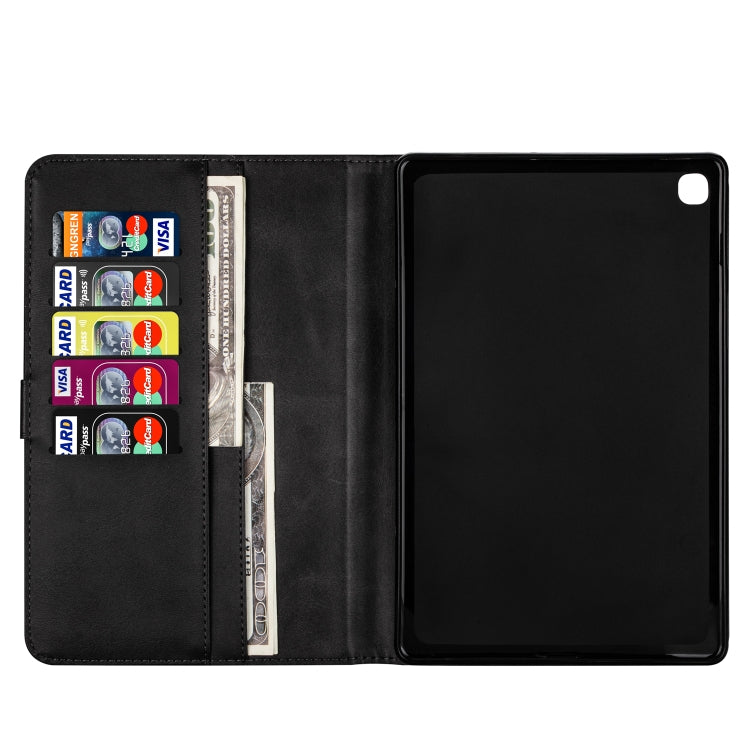 For Samsung Galaxy Tab S5e T720 / T725 Tablet Fashion Calf Texture Zipper Horizontal Flip Leather Case with Stand & Card Slots & Wallet & Wake-up / Sleep Function