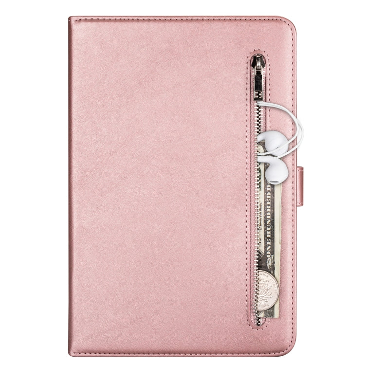 For Samsung Galaxy Tab S5e T720 / T725 Tablet Fashion Calf Texture Zipper Horizontal Flip Leather Case with Stand & Card Slots & Wallet & Wake-up / Sleep Function